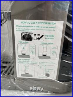 Casabrews 3700 Essential Espresso Machine Stainless Steel, 20 Bar