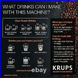 Coffee Machine Digital Automatic, Bean to Cup, Espresso, Cappuccino, Black