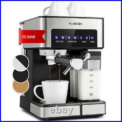 Coffee Machine Espresso Machine Coffee Maker Cappuccino Milk Frother 20 Bar 1.8L