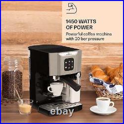 Coffee Machine Espresso Machine Coffee Maker Electric Cappuccino Frother 1450 W