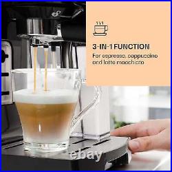 Coffee Machine Espresso Machine Coffee Maker Electric Cappuccino Frother 1450 W