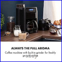 Coffee Machine Espresso Maker Bean to Cup Grinder Brewing Thermos Jug Timer LCD