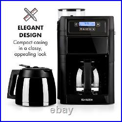Coffee Machine Espresso Maker Bean to Cup Grinder Brewing Thermos Jug Timer LCD