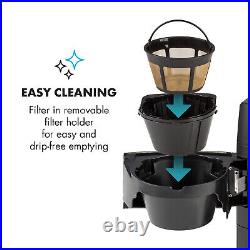 Coffee Machine Espresso Maker Bean to Cup Grinder Brewing Thermos Jug Timer LCD