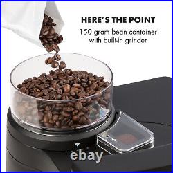Coffee Machine Espresso Maker Bean to Cup Grinder Brewing Thermos Jug Timer LCD
