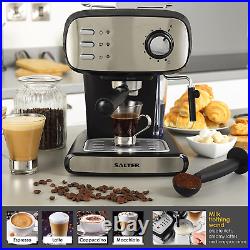 Coffee Machine Espresso Maker Caff Barista Pro 15-Bar Pump Frothing Wand