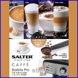 Coffee Machine Espresso Maker Caff Barista Pro 15-Bar Pump Frothing Wand