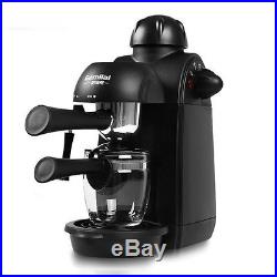 Coffee Machine Espresso Maker Italian Cappuccino Milk Foam Household 5bar Black