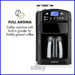 Coffee Machine Grinder Commercial Electric Espresso 10 Cups Timer Thermo Filter