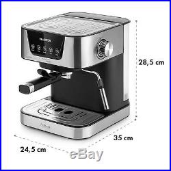 Coffee Machine Maker 10 Thermo 1050W 1.5 l Silver Espresso Americano Cappuccin