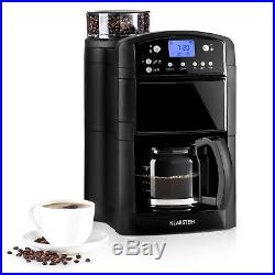 Coffee Machine Maker Beans Grinder Filter Espresso Office Home 10 cups Black