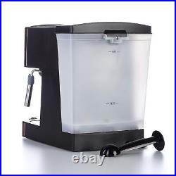 Coffee Machine Maker Electric Espresso Cappuccino Hot Milk Modern 850W Barista