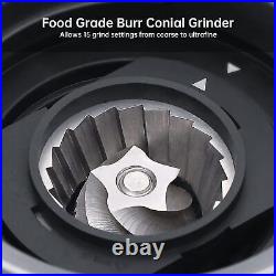 Coffee Machine with Milk Frother ALL-in-One Espresso Machine with Grinder Latte