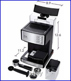 Coffee Maker Machine Mr. Coffee Espresso and Cappuccino Maker Café Barista