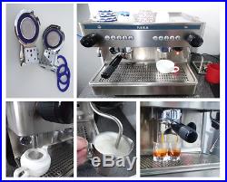 Commercial Coffee Espresso Machine 2 Group Compact inc 2 Handles Ital Nera