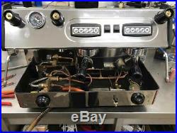 Commercial Dual Fuel 2 Group Espresso Coffee Machine Gas Lpg Fatastic Condition