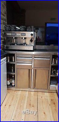 Commercial coffee machine 2 group espresso latte gigagia barista cafe catering