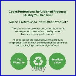 Cooks Professional 20 Bar Espresso Machine Black