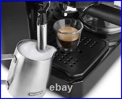 DELONGHI Combi BCO411. B Filter & Pump Coffee Machine Brand New Black