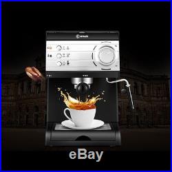 DL-KF6001 Semi Automatic Coffee Maker Barista Espresso Machine Milk Steamer New