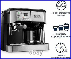 DeLonghi BCO430 Combination Pump Espresso and 10-Cup Drip Coffee Machine