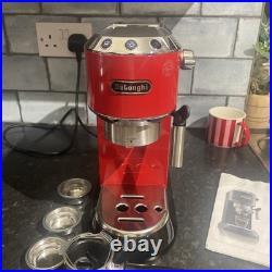 DeLonghi Coffee Machine EC680- Red with Accessories