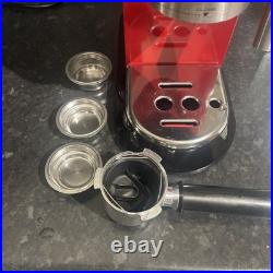 DeLonghi Coffee Machine EC680- Red with Accessories