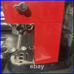 DeLonghi Coffee Machine EC680- Red with Accessories