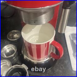 DeLonghi Coffee Machine EC680- Red with Accessories