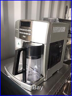 DeLonghi Compact Bean to Cup commercial coffee machine, Espresso Maker. 13amp