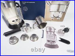 DeLonghi Dedica Arte EC885. M Coffee Machine Espresso Maker 1.1L SILVER