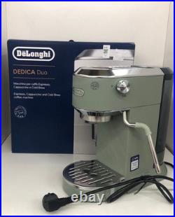 DeLonghi Dedica Duo EC890. GR Espresso Coffee Machine Green