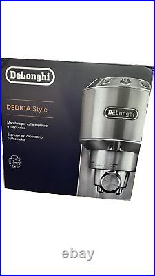 DeLonghi Dedica EC685. M 2 Cup Coffee Machine Silver