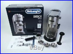 DeLonghi EC685. M Dedica Traditional Pump Espresso Coffee Machine Silver