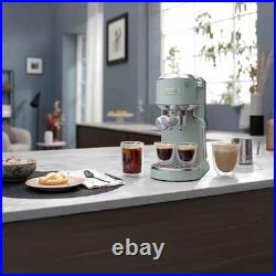 DeLonghi EC890GR Dedica Duo Espresso Coffee Machine Hot & Cold Brew Green