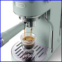 DeLonghi EC890GR Dedica Duo Espresso Coffee Machine Hot & Cold Brew Green