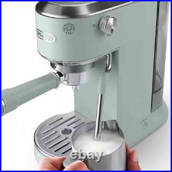 DeLonghi EC890GR Dedica Duo Espresso Coffee Machine Hot & Cold Brew Green