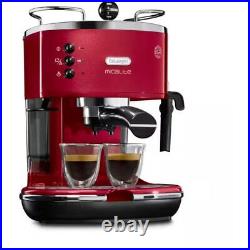 DeLonghi ECOM311. RX Icona Micalite Traditional Espresso Maker Red Retro