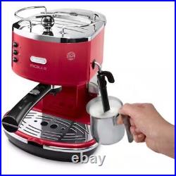 DeLonghi ECOM311. RX Icona Micalite Traditional Espresso Maker Red Retro