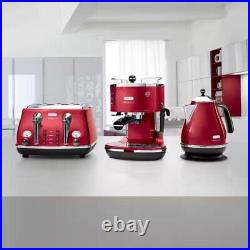 DeLonghi ECOM311. RX Icona Micalite Traditional Espresso Maker Red Retro