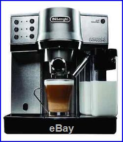 DeLonghi Espresso Machine-Automatic Cappuccino Maker-15 Bar, Coffee-EC860