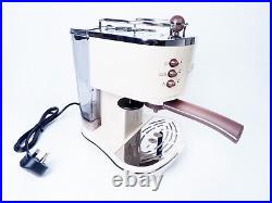 DeLonghi Pump Espresso Coffee Machine Icona Vintage ECOV311BG Cream