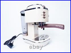 DeLonghi Pump Espresso Coffee Machine Icona Vintage ECOV311BG Cream