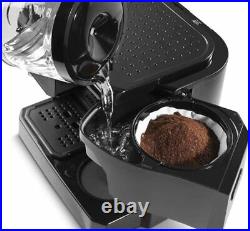 De'Longhi BCO411. B 15-Bar Combi Espresso & Filter Coffee Machine 1750W Black