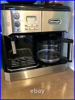 De'Longhi Combi Coffee Machine, Traditional Pump Espresso and Filter Coffee