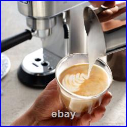De'Longhi Dedica Arte Pump Espresso Coffee Machine in Silver, EC885. M