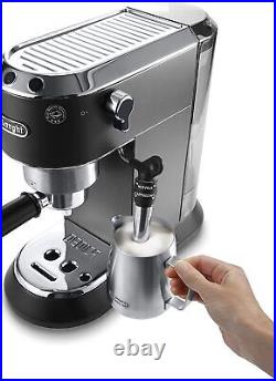 De'Longhi Dedica Barista Pump Espresso Coffee & Cappuccino Machine EC685BK Black