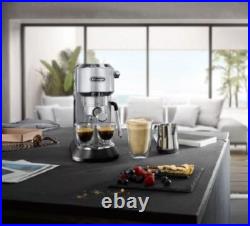De'Longhi Dedica Metallic Pump Coffee Machine Stainless Steel C Grade