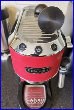 De'Longhi Dedica Style Espresso EC685R, 1 liters, Coffee Machine Red Steam W