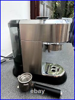 De'Longhi Dedica Style, Traditional Pump Espresso Machine, Coffee and Silver